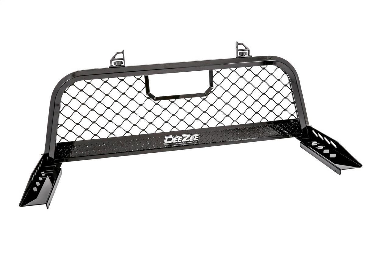 Dee Zee Truck Cab Protector / Headache Rack - +CAB RACK/BLACK MESH/STANDARD Fits