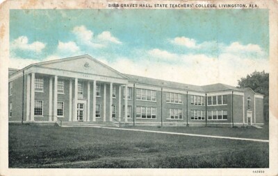 c1920s Bibb Graves Hall State Teachers College Livingston Alabama AL P526