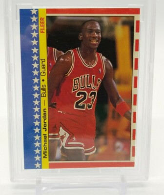 1987-88 Fleer MICHAEL JORDAN Sticker #2 BCCG 8 Excellent or Better