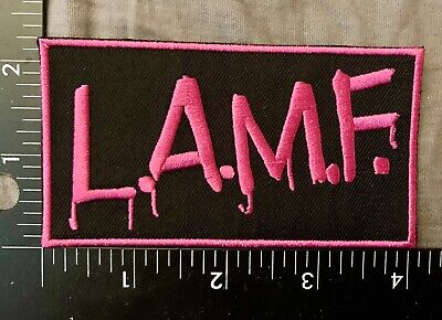 LAMF Embroidered Patch JOHNNY THUNDERS New York Dolls DUFF LAMF Embroidered Patch JOHNNY THUNDERS New York Dolls DUFF