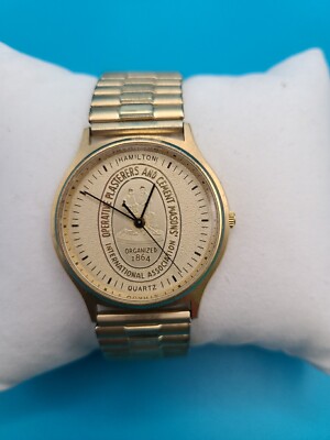 Vintage Hamilton Mens  Watch Operative Plasterers and Cement Masons Day Date 