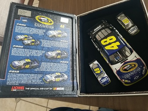 Jimmie Johnson #48 Lowes/Kobalt Tools Five Time Championship Tin Set 2010 Chevy - Picture 4 of 10