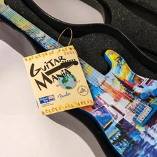 Guitar Mania Rock & Roll Hall Of Fame Museum Rock Hall City #1030 Mini Fender