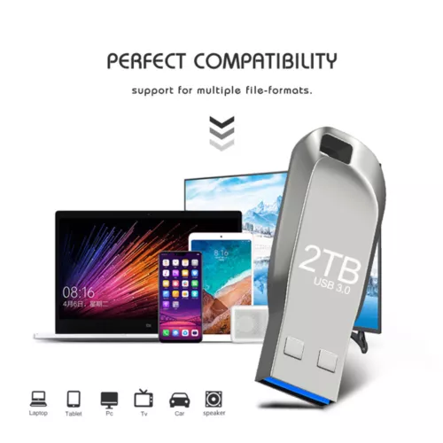 2-Pack 2TB USB 3.0 Flash Drive Thumb Drive Memory Stick for PC Laptop Storage - Picture 4 of 10