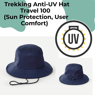 Decathlon Trekking Anti-UV Hat Travel 100 (Sun Protection, User Comfort)