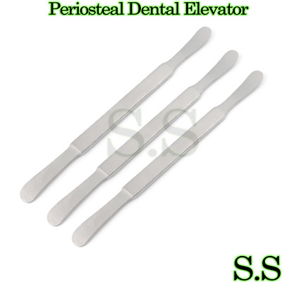 3 Pcs Seldin Dental Periosteal Elevator S23 Surgical 8'' New Steel Instruments