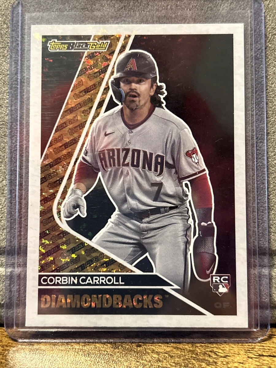 2023 Topps Update CORBIN CARROLL RC Black Gold #BG-3 Arizona 
