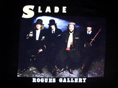 SLADE - ROGUES GALLERY - T-SHIRT - GRÖSSE L - SOL'S - NEU