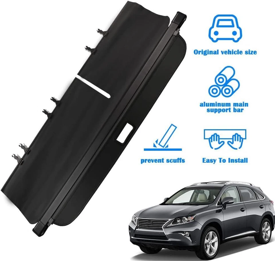 Cubierta de carga para maletero Lexus RX270 RX350 RX450H 2010-2015 cubierta de seguridad Foto 2 de 4