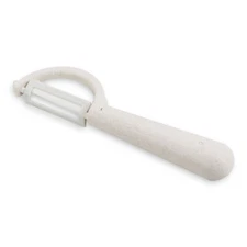 Fruit and Vegetable Peelers with Stainless Steel or Ceramic Blades, Wheat Straw