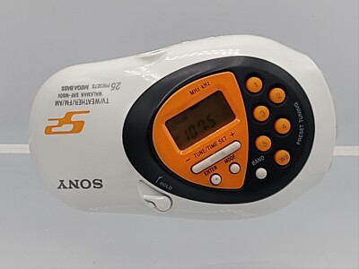 Sony Walkman SRF-M80V AM/FM Weather Sport Radio + JBL FOCUS 300