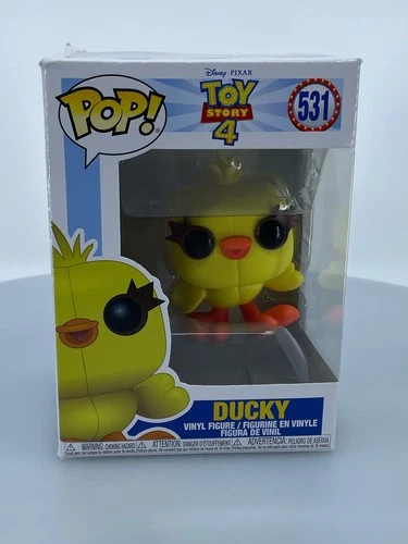 Funko POP! Disney Pixar Toy Story 4 Ducky #531 Vinyl Figure DAMAGED BOX SEE PICS