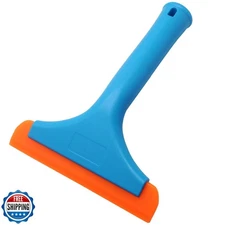 Seimneire 6 Inch Car Window Squeegee, Auto and Shower Squeegee - Blue Handle