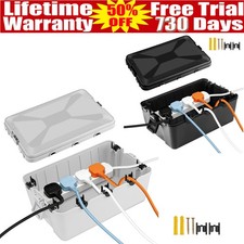 Dayplus Weatherproof Junction Connection Box For Cables Sockets Electrics Garden