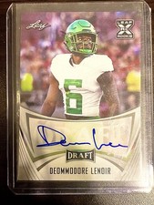 2021 Leaf  Draft Deommodore Lenoir Rookie Autograph #BA-DLI