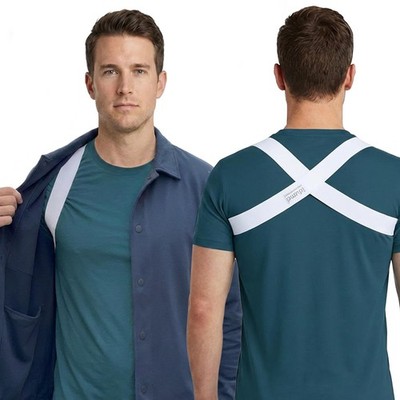   1/8'' Ultra-Slim Invisible Posture Corrector For Men, High-Airflow Breathabl...