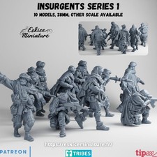 Eskice Miniatures Modern MENA Insurgents Terr...