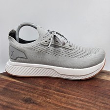 Flux Adapt Shoes Women's 8.5 Gray White Knit Waterproof Barefoot Sneaker Trainer