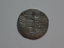 King Philip & Queen Mary I Groat 1553 -54, 1.85g , Thin Crack Across Marys Neck.