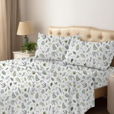 Queen Sheet Set - 4 Piece Bedding - Brushed Microfiber Soft Sheets for Queen ...