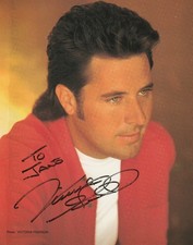 Young Vince Gill Autographed Signed 8x10 Headshot Color Photo Authentic