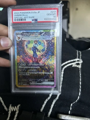 2024 Pokemon SV8a JP Terastrial Festival Umbreon EX 217 Special Art Rare PSA 10