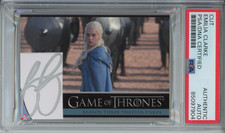 2014 RITTENHOUSE GAME OF THRONES EMILIA CLARKE CARD AUTOGRAPH PSA DNA COA SIGNED