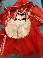 New Little Red Riding Hood Costume Dress And Cloak Baby 24 Months