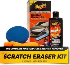 Meguiar's Quik Scratch Eraser Kit,Car Scratch Remover,Car Care Kit for Repairing