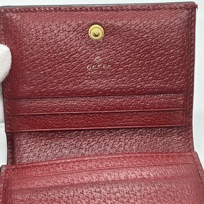 RARE! Gucci x Doraemon Collaboration Compact Wallet Brown GG Logo