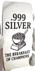 10 ozt 999 Fine Silver Art Bar - Breakfast - ADAMO TECHNE