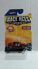 2008 Hot Wheels Race Aces Orange Chrysler 300c Hemi Target Exclusive