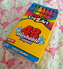 Cra-Z-Art Washable Crayons x45 COUNT 2000s era, largely unused