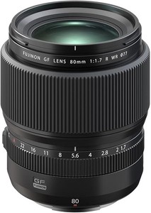 Fujifilm GF 80mm f1.7 R WR Photography Camera Lens
