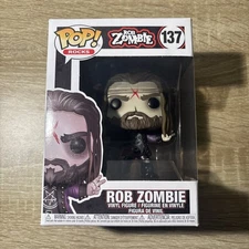 Funko Pop! Rocks: Rob Zombie #137 Vinyl Figure DAMAGED!
