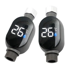 Digital LED Shower Thermometer | Smart Water Temperature Gauge for Bathroom Safe