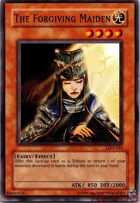 The Forgiving Maiden LON-044 Common Labyrinth of Nightmare Unlimited Near Mint