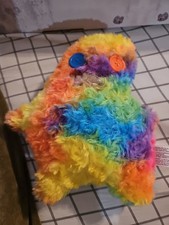 FUGGLER BIGG FUGG Plush 9" Rainbow Monster Sir Splodge A Lot Teeth Chaos Crew