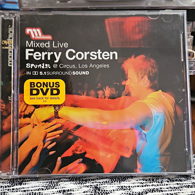 Ferry Corsten Mixed Live CD Album 2003 Trance Moonshine Bonus DVD 5.1 MM80206-2