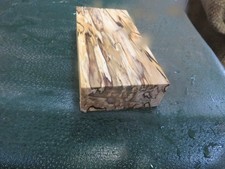 MM-SPALTED MAPLE DELUXE KNIFE BLOCK/SCALES/ CALLS/ PEN BLANKS--M--2--5