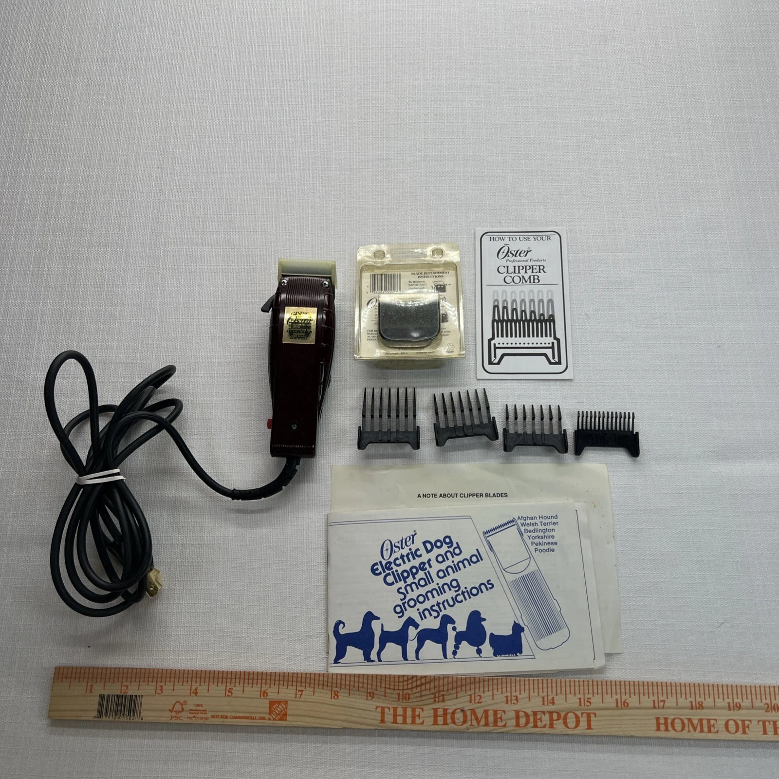 Oster Deluxe Pet Groomer Trimmer Corded Fur Clipper 223-02 Clippers for Pets
Opens in a new window o