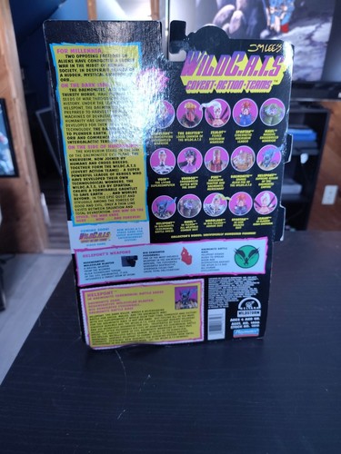 Vintage Wildcats Action Figure, Helspont, Collector Card, Jim Lee, Playmates - Imagen 2 de 2