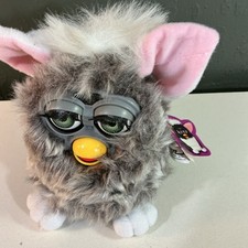 Tiger Electronics 1st Generation 1998 With Tags Grey And White Furby Collectible