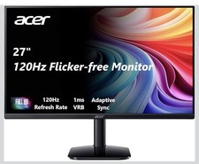 Acer KB272 G0bi 27" IPS LCD Monitor Full HD 120Hz Adaptive-Sync HDMI Black