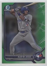 2022 Bowman Draft Chrome Green Refractor 24/99 Alex De Jesus #BDC-147 0q4s
