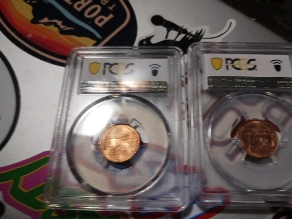 2 1949- S PCGS MS65RD WHEAT PENNY'S. Consecutive Grading Serial Numbers! - Image 3 of 4