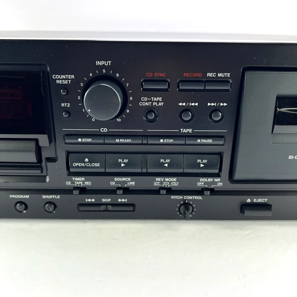 Tascam CD-A700专业CD磁带组合卡座播放器已测试***阅读*** — 第 3/4 张图片