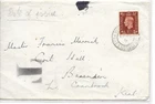 GB KING GEORGE VI COVER S.T.B.FIRST DAY SG464 CANCEL BLURRED