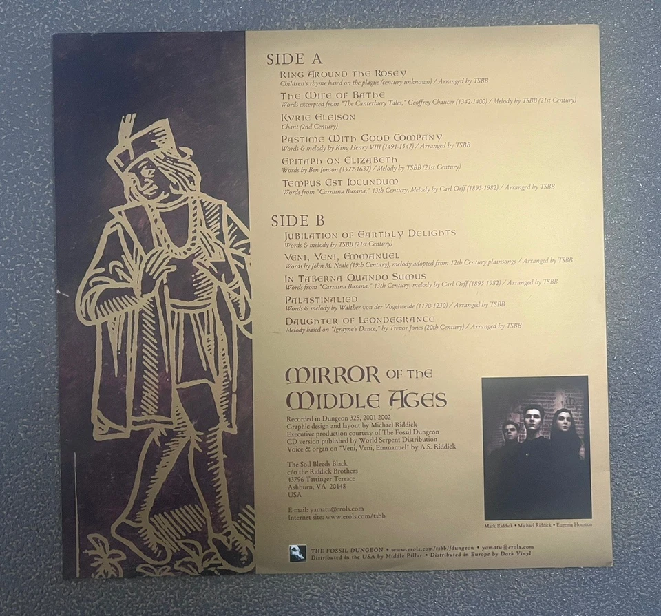 The Soil Bleeds Black Lot of (2) Records TMLHBAC Blood Axis Death In June Sophia - Image 2 of 4