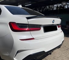 BMW 3 Series G20 Gloss Black M Performance Rear Boot Spoiler Lip ABS